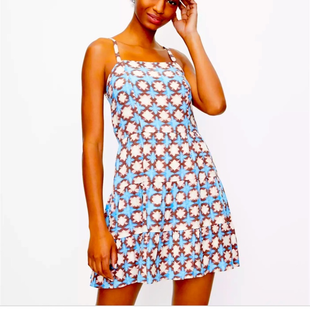 Loft Smock Back Dress NWT